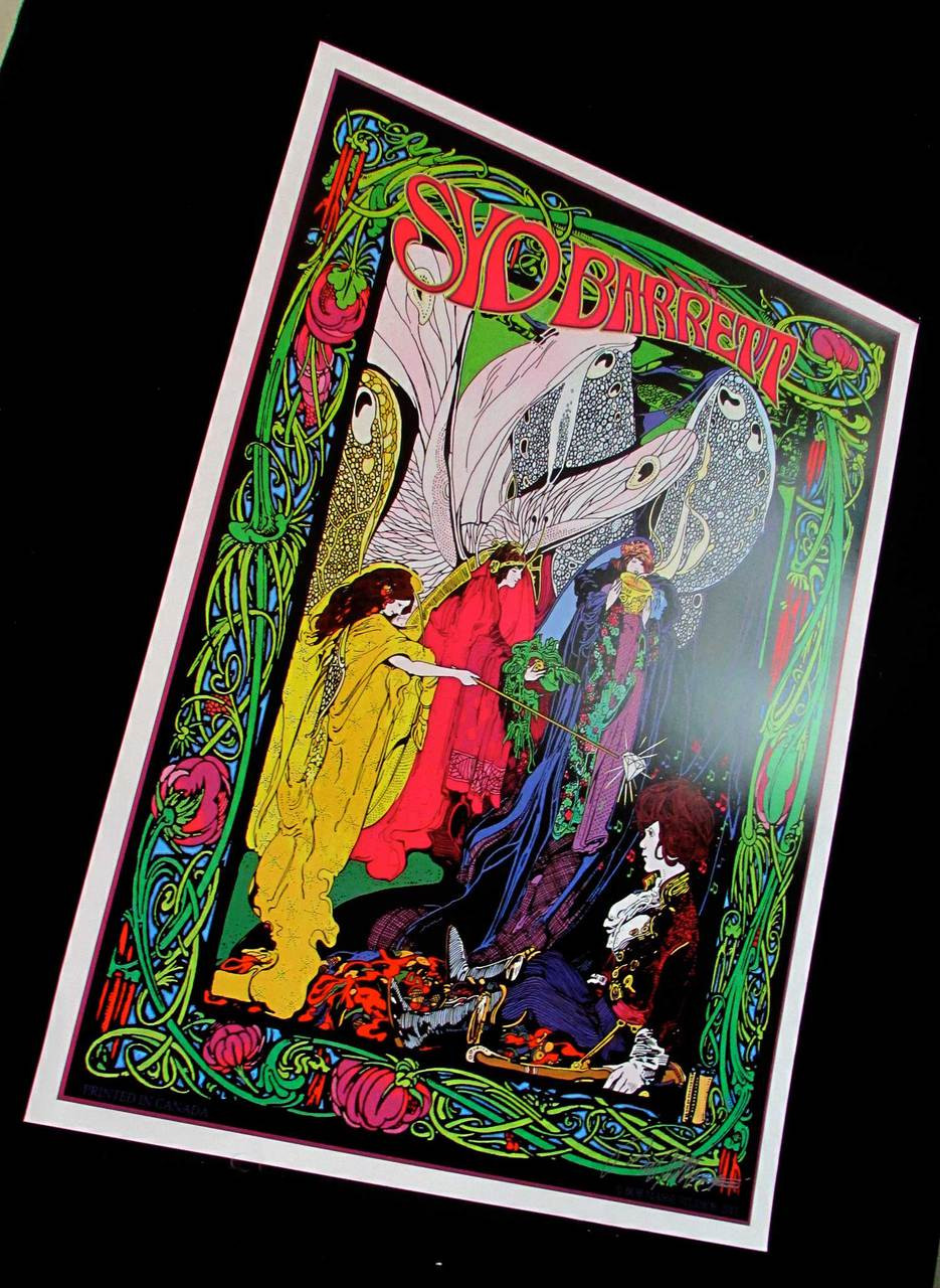 Syd Barrett Poster Original Pink Floyd Founder Tribute ...
