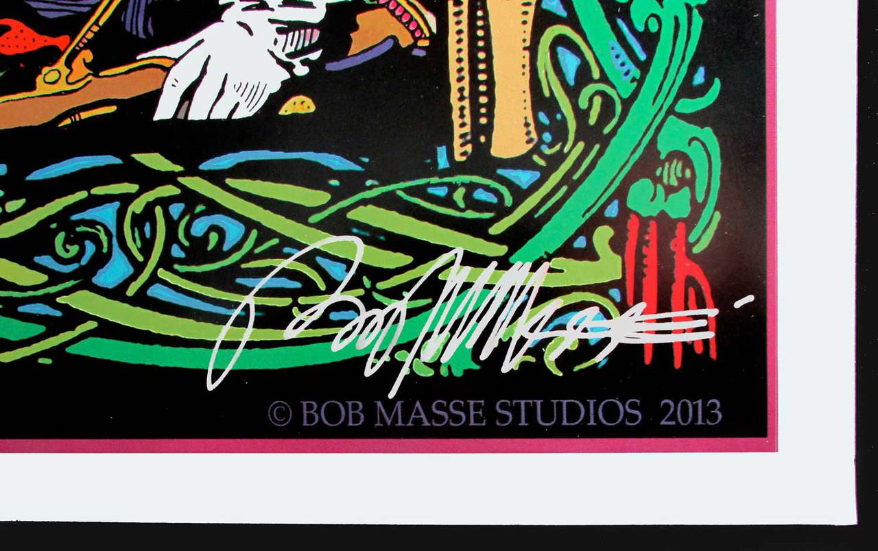 Syd Barrett Poster Original Pink Floyd Founder Tribute Signed by