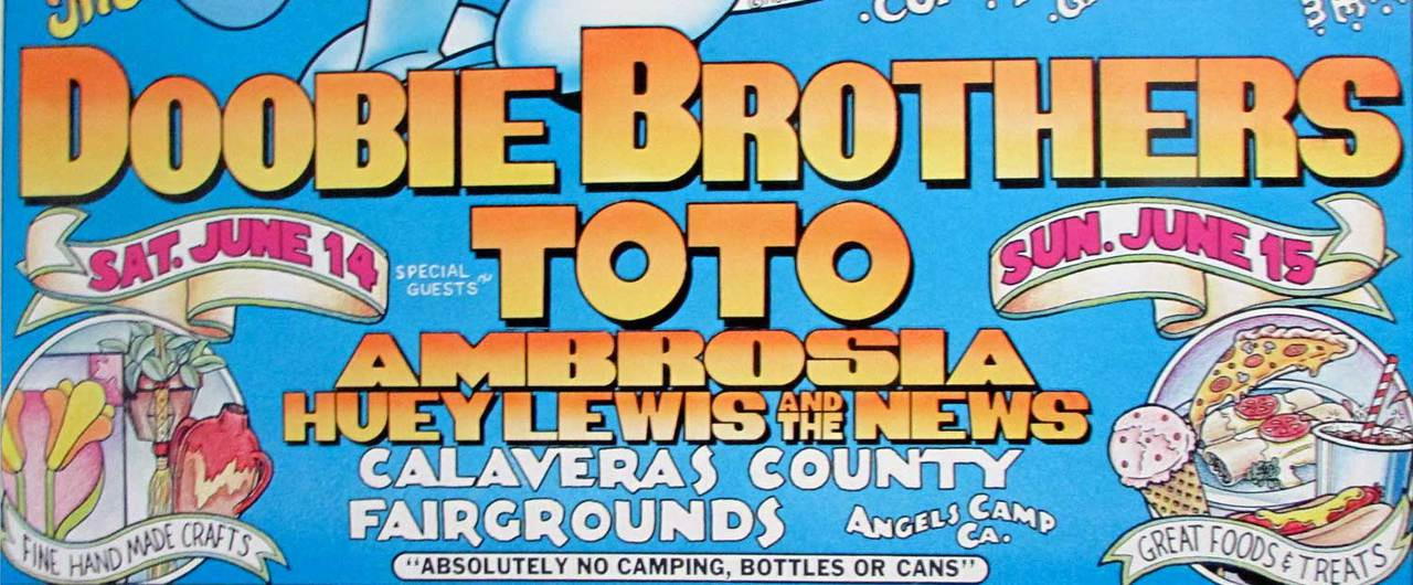 ミュージック SPITZ THE GREAT JAMBOREE2014 FESTIVARENA Mountain Aire 1980 Poster Doobie Brothers Toto Ambrosia Huey