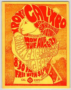 Creedence Clearwater Revival Original Handbill Cal Expo 1968