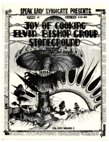 Joy of Cooking Handbill Elvin Bishop Stoneground Cal Expo '71 Flawless MINT
