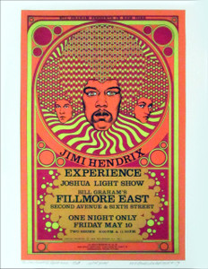 Led Zeppelin Fillmore East Newly Created Artist's Edition Signed