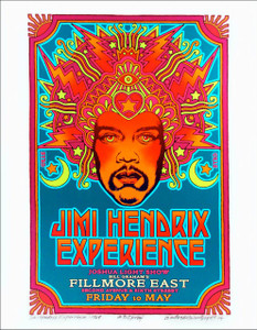 Honoring Janis Joplin at Fillmore East 1968 New Poster Hand-Signed