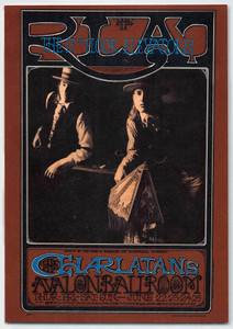 FD 67 Charlatans 13th Floor Elevators Poster 2nd Print Avalon Ballroom 1967