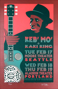 Keb' Mo' Original Limited Edition Signed Silkscreen by Gary Houston