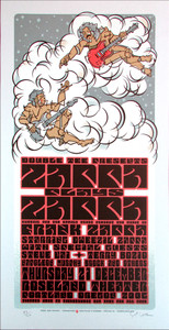 Zappa Plays Zappa Roseland Portland Signed Silkscreen Poster Gary Houston