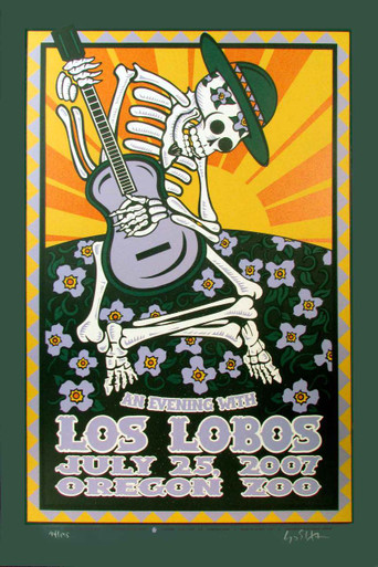 Los Lobos Poster Oregon Zoo 2007 Original Silkscreen SN 135 by Gary Houston