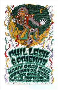 Phil Lesh & Friends Poster Mardi Gras Ball San Francisco 2008 Gary Houston