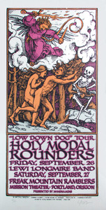 Holy Modal Rounders Poster Original Signed Silkscreen Gary Houston