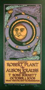 Robert Plant Allison Krauss Poster A Original Signed Silkscreen Gary Housto