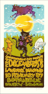 The Decemberists Poster Original Signed Silkscreen by Gary Houston 2009