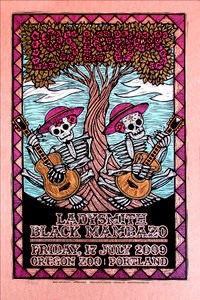 Los Lobos Poster Ladysmith Black Mambazo Signed Silkscreen Gary Houston