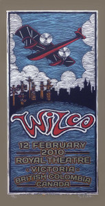 Wilco Poster Royal Theater Original Signed Silkscreen by Gary Houston 2010