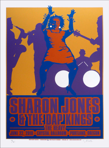 Sharon Jones & Dap Kings Poster Original Signed Silkscreen by Gary Houston