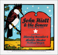 John Hiatt & the Goners Poster Original Signed Silkscreen by Gary Houston