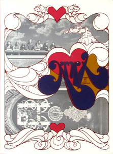 KMPX Radio Poster 107 FM San Francisco Original 1968 Rare Unique