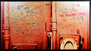Rolling Stones 1968 Beggar's Banquet Rejected Toilet Graffiti Album Slick