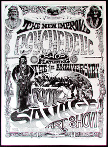Rick Griffin Poster Psychedelic Shop Art Show Vintage 1967 Printing MINT