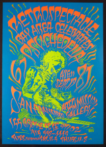 CANABIS ポスター Rick Griffin 1967年製 Rick Griffin Original Vintage Poster 1967 Berkeley Puff Of