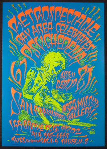 Retrospectacle Bay Area Celebrate Psychedelia Poster Original Rick Griffin