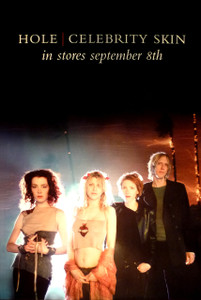 Courtney Love Hole Two-sided Promo poster Celebrity Skin September 1998