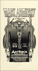 Mark Arminski Poster Legal Defense Fund Benefit & Reception Artrock Galley 1998