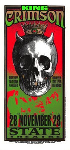 King Crimson Original Poster Handbill State Theater 1996 Mark Arminski NM