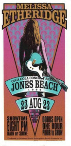 Melissa Etheridge Original Poster Handibll Jones Beach Mark Arminski Handbill NM