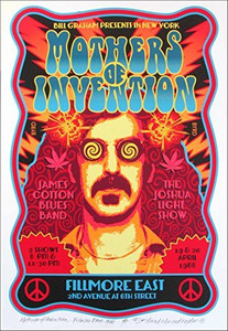 Poster Metallico Vintage Frank Zappa 20x30: Unico, Per Interni Ed Esterni, Idea Regalo Originale