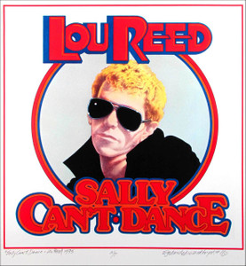 Lou Reed Sally Can't Dance Album Cover Art Artist's Edition Signed by David Byrd