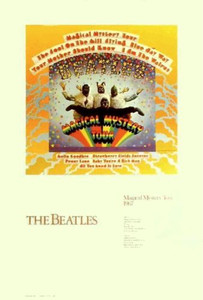 Beatles Poster Magical Mystery Tour Determined Productions Van Hamersveld 1987