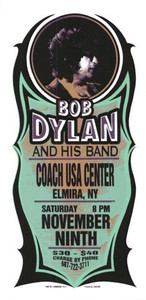 Bob Dylan Original Poster Handbill Coach USA Center NY 2002 Mark Arminski NM