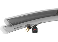 09-13 F150 FRONT & REAR SIDE WINDOW DEFLECTORS FITS SUPERCREW (CREW CAB) DARK SMOKE