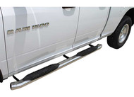 07-15 SILVERADO/SIERRA CREW CAB(ROCKER MOUNT) 4IN OE STYLE SS OVAL TUBES(CURVED ENDS)