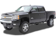 07-10 SILVERADO/SIERRA 1500/2500/3500 CREW CAB NERF STEP (CAB LENGTH)-BLACK POWDER COATED
