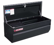 62 X 16 X 19 Slant Front Black Aluminum Chest