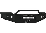 11-13 FORD SUPER DUTY F250/350 FRONT BUMPER, SATIN BLACK-FITS 20IN LED LIGHT BAR-NON WINCH