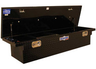 70IN BLACK ALUMINUM SINGLE LID TOOL BOX - LOW PROFILE CROSSOVER