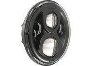 (SINGLE) 8700-EVII-12/24V DOT HEADLAMP BLACK