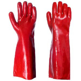 PVC Red Dipped Gloves