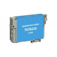 Replacement for Epson T078220 Cyan Inkjet Cartridge (Epson78 Series)