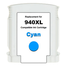 Replacement for HP C4907AN Cyan Inkjet Cartridge (HP 940XL Cyan)