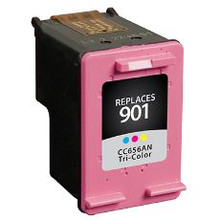 Replacement for HP CC656AN Tri-Color Inkjet Cartridge (HP 901 Tri-color)