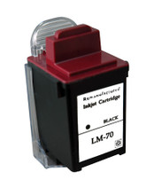 Replacement for Lexmark12A1970  Black Inkjet Cartridge (Lexmark#70)