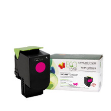 EcoTone Toner Cartridge - Remanufactured for Lexmark 70C10M0 / 701M - Magenta - 1000 Pages - 1 Pack