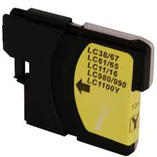 Replacement for Brother LC61Y Yellow Ink cartridge