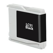 Replacement for Brother LC51BK Black Ink cartridge