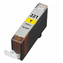 Replacement for Canon CLI-221Y Yellow Inkjet Cartridge (2949B001)