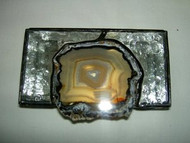 Crackled Glass Hand Made Stained Glass Box by Lorinda Niemi