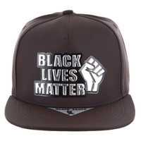 SM018 BLACK LIVES MATTER (MATTE PU BROWN)